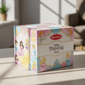 カラフルなプリンセスパターンのギフトボックス、剛性構造で、子供のギフトや小売ディスプレイに適しており、カスタムデザインが可能です。