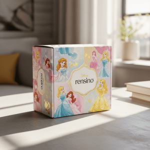 ディズニープリンセスデザインのカラフルな印刷紙ギフトボックス、小売またはギフトパッケージに適しています