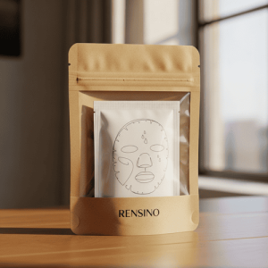 Saco de Papel Kraft em Pé com Janela Transparente, Personalizável para Embalagem de Alimentos ou Cosméticos