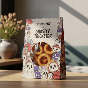 Caixa de presente de papel colorida com padrão de desenho animado, adequada para varejo e embalagem de presente, design personalizado disponível