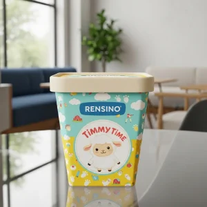 Gobelet en papier coloré avec illustration de mouton mignon, adapté pour la vente au détail et l'emballage cadeau