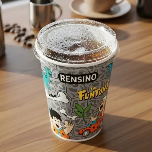 Colorful Paper Tube with Cartoon Characters and Leaf Pattern, Suitable for Gift or Retail Packaging