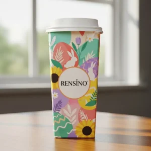Colorful Paper Tube with Floral Pattern, Suitable for Gift or Retail Packaging, Custom Design Available
