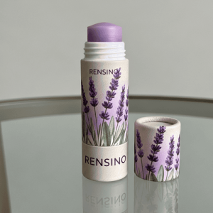 Lavender Pattern Paper Tube with Cap, Suitable for Cosmetic or Gift Packaging, Customizable by Factory
