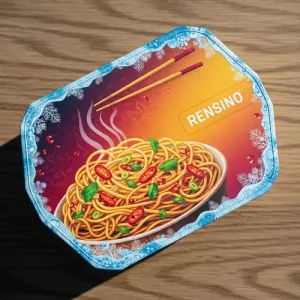 蓋付きカラフル印刷紙製食品容器、テイクアウトおよび小売に適しており、カスタムデザインが可能