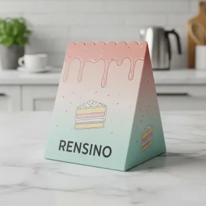 Scatola Regalo di Carta Color Pastello con Design Gocciolante, Adatta per Vendita al Dettaglio o Imballaggio Regali, Personalizzabile dalla Nostra Fabbrica