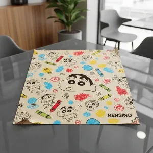 Caja de Regalo de Papel con Patrón de Caricaturas Coloridas, Adecuado para Empaque de Venta al por Menor o Regalos, Diseño Personalizado Disponible