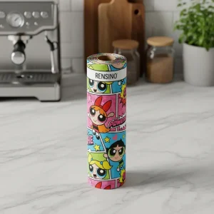 Tubo di carta colorato con motivo di cartone animato, adatto per imballaggio regalo o al dettaglio, personalizzabile da una fabbrica cinese automatizzata di imballaggio in carta