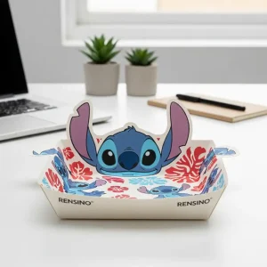 Vassoio di Carta Colorato con Design del Personaggio Stitch, Adatto per Regali per Bambini o Imballaggio per Esposizione