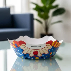 Colorful Paper Cupcake Wrapper with Cherry Pattern, Suitable for Gift or Display, Factory Customization Available