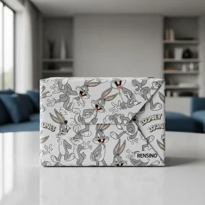 White Paper Gift Box with Cartoon Character Pattern, Suitable for Kids’ Gifts or Retail Packaging, Custom Design Available