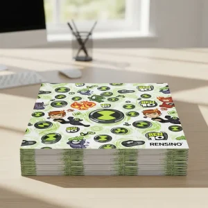 Bunte Papierbox mit Cartoon Ben 10-Muster, Geeignet für Geschenk- oder Einzelhandelsverpackung, Anpassbares Design