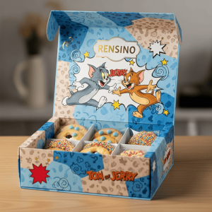 Colorful Cartoon Character Gift Box with Custom Printing, Suitable for Retail and Display