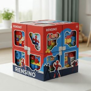 रंग-बिरंगा बिल्डिंग ब्लॉक उपहार बॉक्स स्पाइडर-मैन डिज़ाइन के साथ, बच्चों के खिलौनों और संग्रहणीय वस्तुओं के लिए उपयुक्त