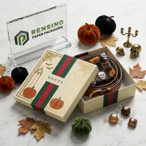 Gift Box with Pumpkin and Bat Pattern Suitable for Gift or Retail Packaging, OEM/ODM Service Available