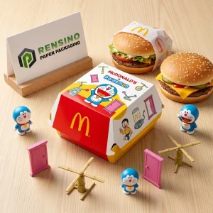 Bunte Papierschachtel mit Cartoon-Charakteren, Geeignet für Lebensmittelverpackung und Einzelhandelsanzeige, Individuelles Design verfügbar