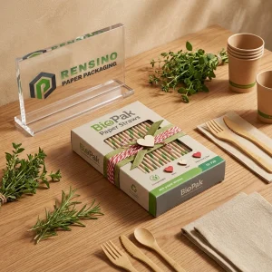 Bedruckte Papierstrohhalme mit Herzmuster und Logo für Getränke oder Geschenke, individuelles Design verfügbar