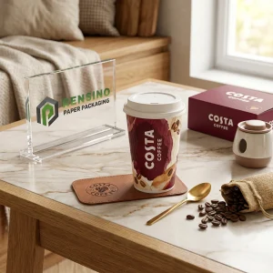 Tazza di Carta per Caffè con Design Creativo, Adatta per Caffetterie e Vendita al Dettaglio, Soluzioni di Imballaggio Personalizzabili dalla Nostra Fabbrica