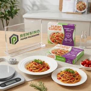 ブランドロゴ付きのクリアアクリル食品包装ボックス、パスタまたは小売食品包装に適しており、カスタムデザインおよびOEM/ODMサービスが利用可能です