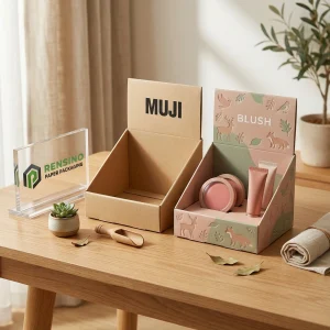 Scatola Regalo di Carta Rosa con Motivo Animale, Design Personalizzato Disponibile