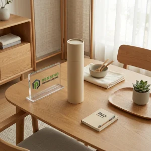 Tubo de papel de tela Kraft, adecuado para empaques de tela o venta al por menor, diseño personalizado disponible