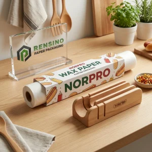 Papier ciré imprimé avec motif alimentaire, adapté pour un usage cadeau, alimentaire ou de vente au détail, service OEM/ODM disponible