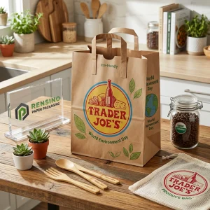 Kraftpapier-Geschenktragetasche mit umweltfreundlichem Design, geeignet für Einzelhandel und Werbezwecke