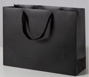 22*12*28cm Kraft Paper Gift Bag with Flat Rope Handles