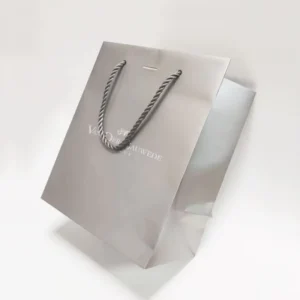 250g C1S Single-Sided Coated Art Paper Bag with Custom Size, Color, and Handle Type