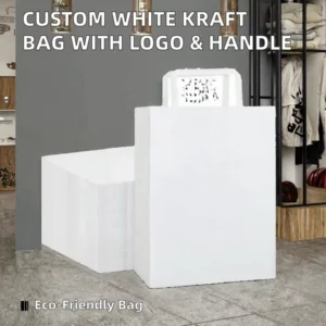 80 g 90 g 100 g White Kraft Paper Hand-Carried Bag Factory Direct Supply Large