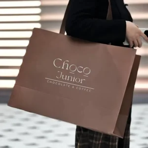 Biodegradable Luxury Gift Paper Bags Custom Gold Print for Shoes Apparel Packaging Paperboard Material Custom Orders