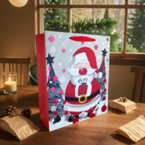 CS19 Luxury Custom Own Brand Logo Luxury Christmas Gift Paper Bags