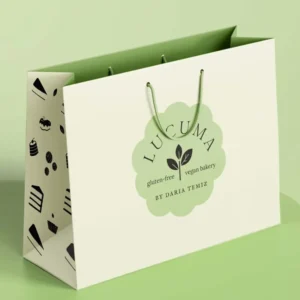 Cloth Gift Bag Reusable Shopping Bags Foldable Paper Gift Bag With Ribbon Handle
