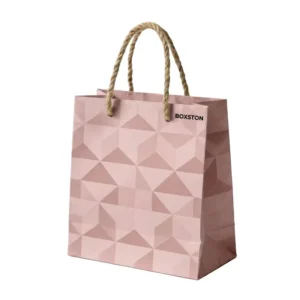 Custom Eco-Friendly Natural Kraft Paper Shopping Gift Tote Bag with Handles