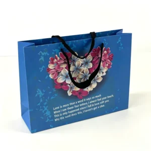 Custom Eco-Friendly Private Label Paper Shopping Bags and Gift Bags with Hot Stamping Printing