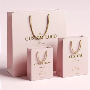 Custom Eco-Friendly Retail Shopping Bag Perfume Jewelry Packaging Small Gift Paper Bag Waterproof Reusable