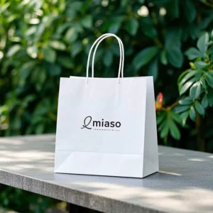 Custom High Quality Offset Printed Paper Shopping & Gift Bags With Custom Logo Color Kraft Paper Bags With Handles