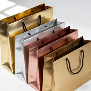 Custom Kraft Cardboard Clothing Gift Shopping Bag