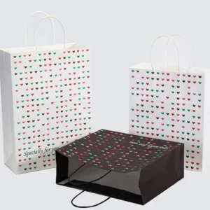 Custom Kraft Gift Paper Bag Pattern