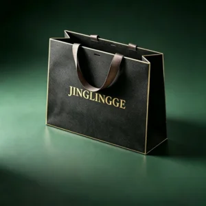 Custom Kraft Paper Mini Shopping Gift Bag with Handle and Printed Logo