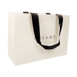 Custom Kraft Paper Shopping Gift Bags with Logo
