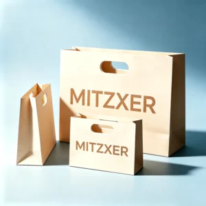 Custom Kraft Paper Takeaway Bag with Die-Cut Handle for Fast Food Packaging