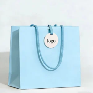 Custom Logo Cardboard Paper Shopping Bags with Handles for Shoes and Clothing