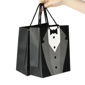 Custom Logo Gift Bags with Rope Handles
