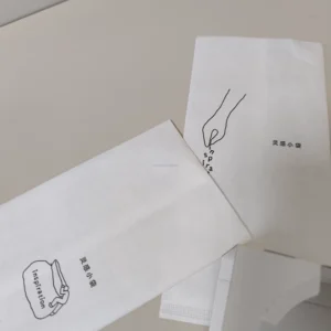 Custom Logo PE Laminated Food Paper Bag Oil Proof Waterproof Disposable Bag for Snack Bakery Takeaway