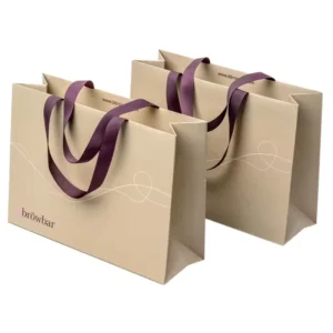 Custom Logo Printed Paper Bags for Clothes and Dresses