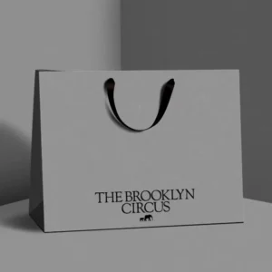 Custom Logo White Paper Gift Shopping Bags for Shoes, Clothing, and Boutique Packaging