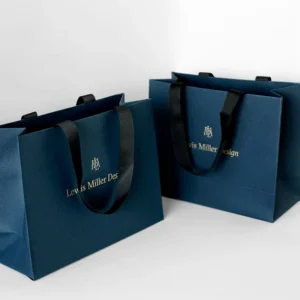 Custom Low MOQ Logo Paper Shopping Gift Bag for Clothing