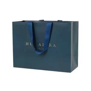 Custom Paper Bag Clothing Shopping Bags Dark Green Gift Paper Bag with Your Own Logo