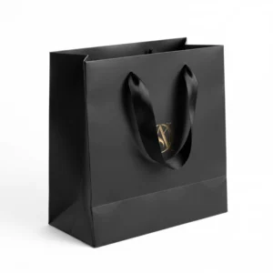 Custom Paper Bags with Custom Logo Extra Large Size Paper Shopping Bag for Custom Gold Foil Embossed Luxury Paper Bag